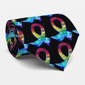 Cravate Sensibilisation sur l'autisme (Roulé)