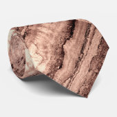 Cravate Sépia beige brun moderne brûlé granit orange (Roulé)