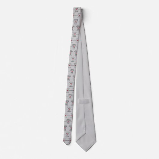 Cravate Sept mots pour un mariage long et heureux (Dos)