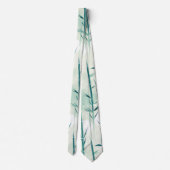 Cravate Sérénité Fleur de Bambou Asiatique  (4) (Dos)