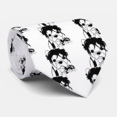 Cravate Série de bouledogue français - Ed Scissorpaw (Roulé)