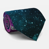 Cravate Série Galaxy Agate Design 9 (Roulé)