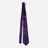 Cravate Série Galaxy Violet Design 8 (Dos)