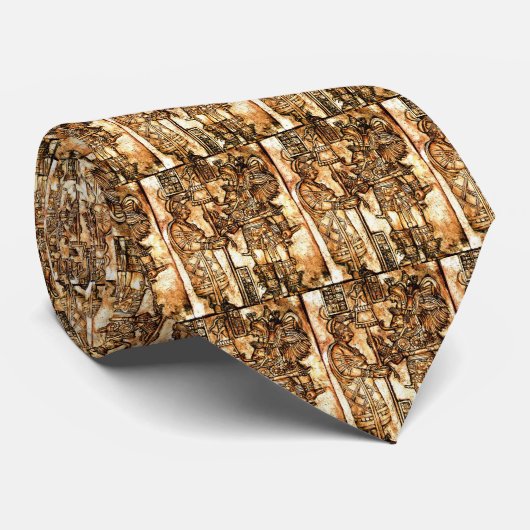 Cravate Série maya #1 (Roulé)
