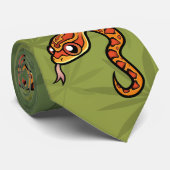 Cravate Serpent de dessin animé (Roulé)