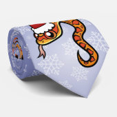 Cravate Serpent de Noël (Roulé)