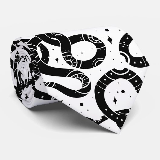 Cravate Serpents de Boho (Roulé)