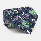 Cravate Sésame Sésame | Count von Count Doodle Motif (Roulé)