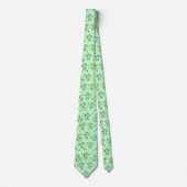 Cravate Shamanic Sea Turtle seamless pattern + your backg. (Devant)