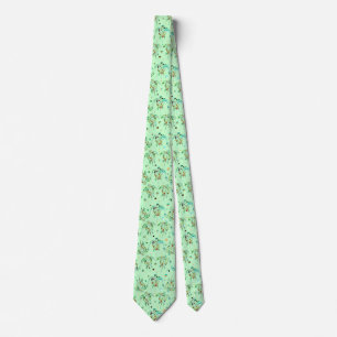 Cravate Shamanic Sea Turtle seamless pattern + your backg.