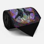 Cravate Shamo : paire noire (Roulé)