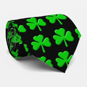 Cravate shamrock 3d (Roulé)