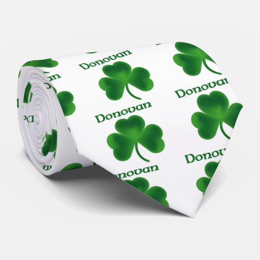 Cravate Shamrock de Donovan (Roulé)