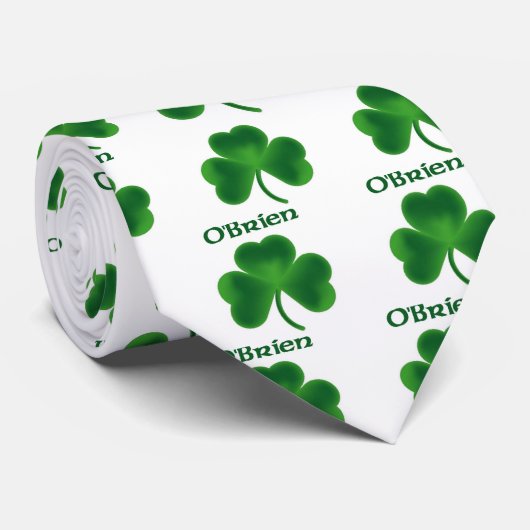Cravate Shamrock d'O'Brien (Roulé)