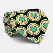 Cravate Shamrock funky (Roulé)