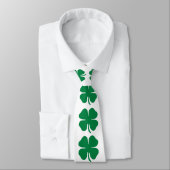 Cravate Shamrock irlandais (Attaché)