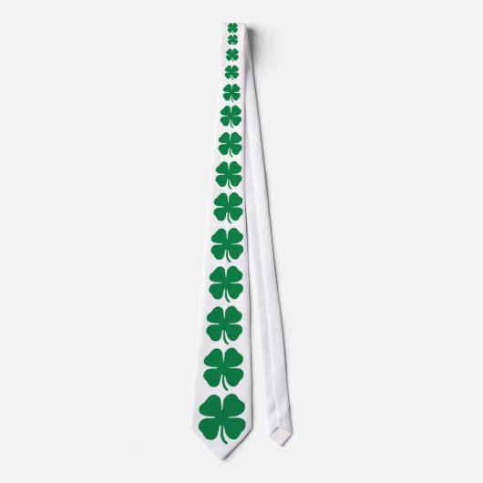Cravate Shamrock irlandais (Devant)
