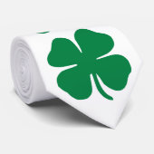 Cravate Shamrock irlandais (Roulé)