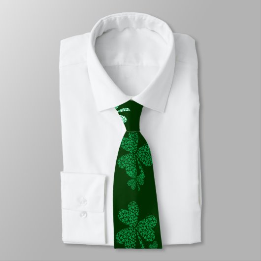 Cravate Shamrock - irlandais (Attaché)