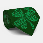 Cravate Shamrock - irlandais (Roulé)