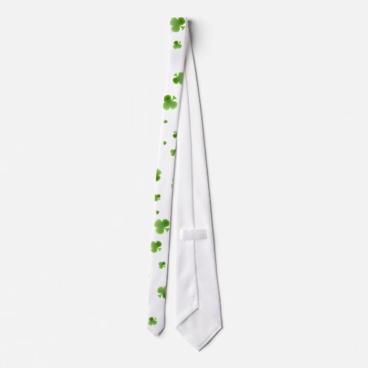Cravate shamrock irlandais (Dos)