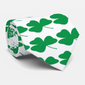Cravate Shamrock irlandais (Roulé)