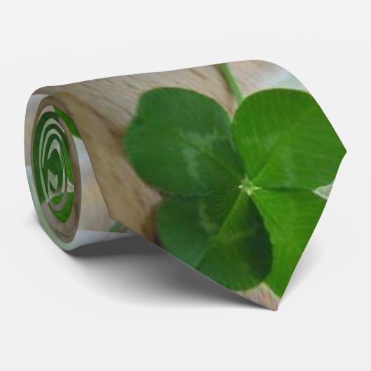 CRAVATE SHAMROCK IRLANDAISE (Roulé)