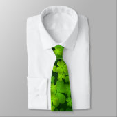 Cravate Shamrock irlandaise double face (Attaché)