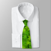 Cravate Shamrock irlandaise double face (Attaché)