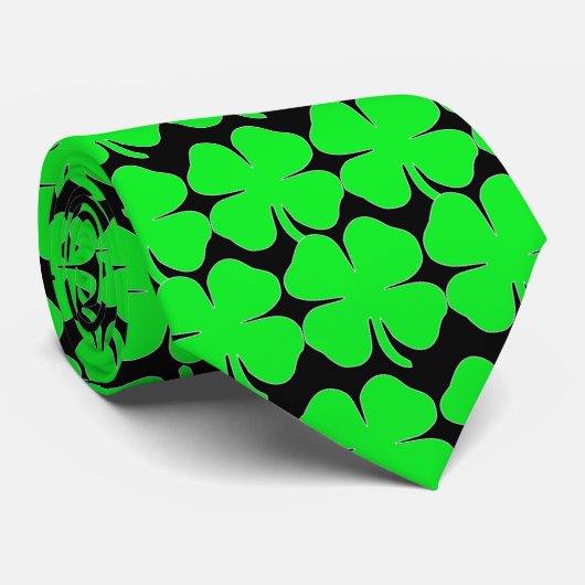 Cravate Shamrock Lucky (Roulé)