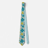 Cravate Shamrock moderne vert Lucky Clover Motif Neck Ti (Devant)