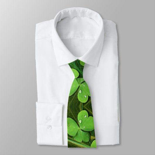 Cravate Shamrock vert St Patrick iPhone 5 Coque-Mate (Attaché)