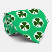 Cravate Shamrocks chanceux (Roulé)
