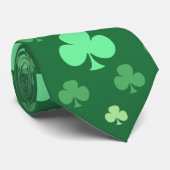 Cravate Shamrocks chanceux (Roulé)