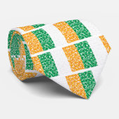 Cravate Shamrocks dans un drapeau (Roulé)