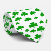Cravate Shamrocks de la Saint Patrick (Roulé)