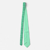 Cravate Shamrocks de St. Patrick et Motif de Jacquard des  (Dos)