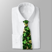 Cravate Shamrocks Gold Green (Attaché)
