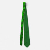 Cravate Shamrocks irlandais & rayures (Dos)