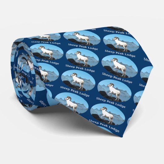 Cravate Sheep Peak Lodge (Roulé)