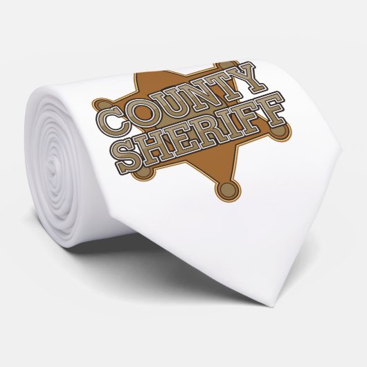 Cravate Shérif du comté (Roulé)