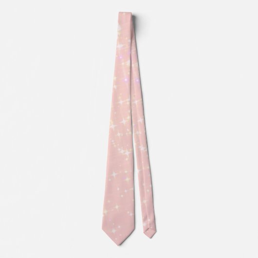Cravate Shimmer rose vif - Ajouter du texte, Monogramme co (Devant)