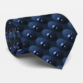 Cravate Shiny Blue Dreidel (Roulé)