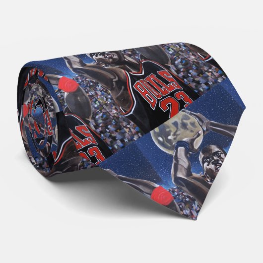 Cravate Shooting for the Moon Painting by Alfred Fox (Roulé)