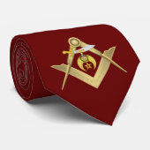 Cravate Shriners Masonic (Roulé)