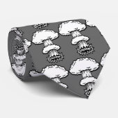 Cravate SHROOM ! - b/w (Roulé)