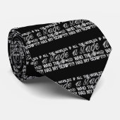 Cravate Si tout le monde est une étape… (Roulé)