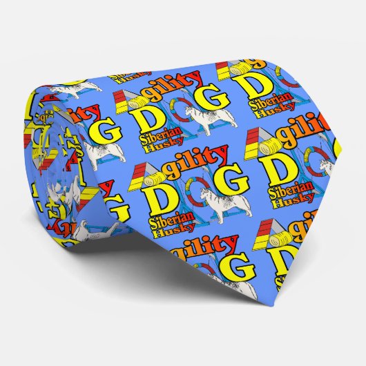Cravate Sibérie Husky Agilité (Roulé)
