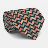 Cravate Sigmund Freud Neo Patchwork Zigzag Aesthetic (Roulé)