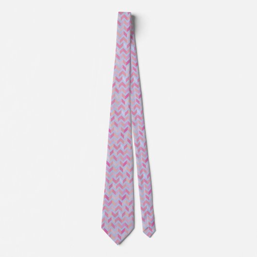 Cravate Sigmund Freud Neo Patchwork Zigzag Necktie (Devant)